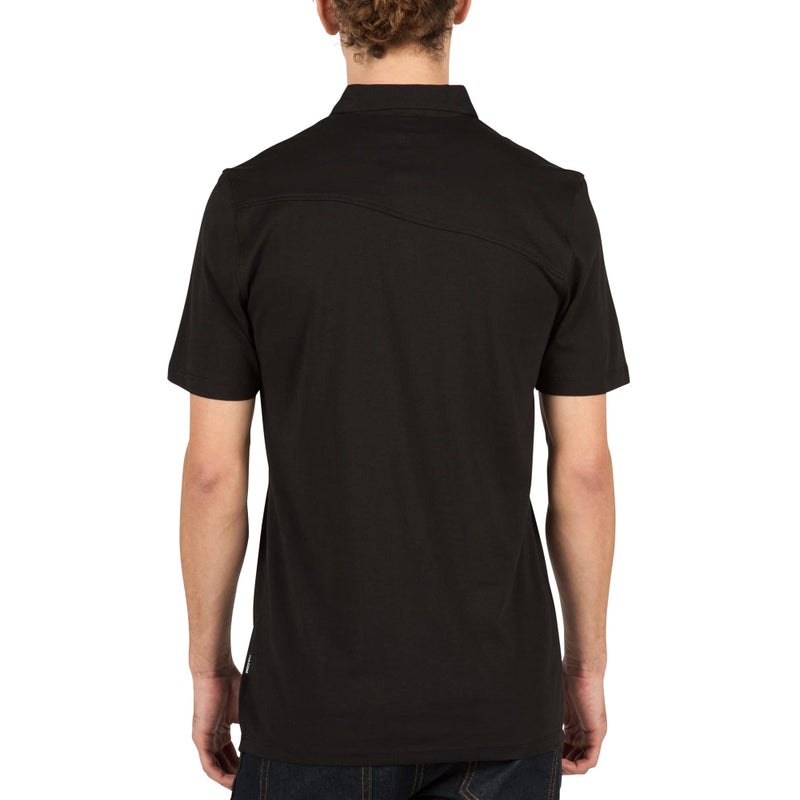 Volcom mens Wowzer Modern Fit Polo , BLACK , X-Large - Image 2